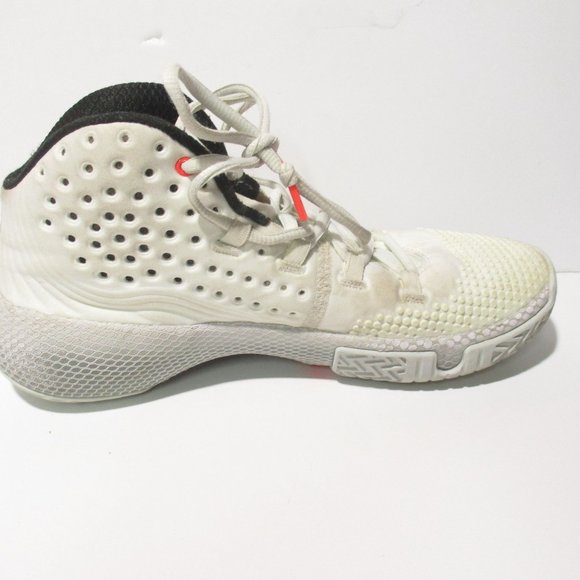 Under Armour Womens Hovr Riddell 3022440-100 White Basketball Shoe Sneaker 7.5 - Picture 11 of 11